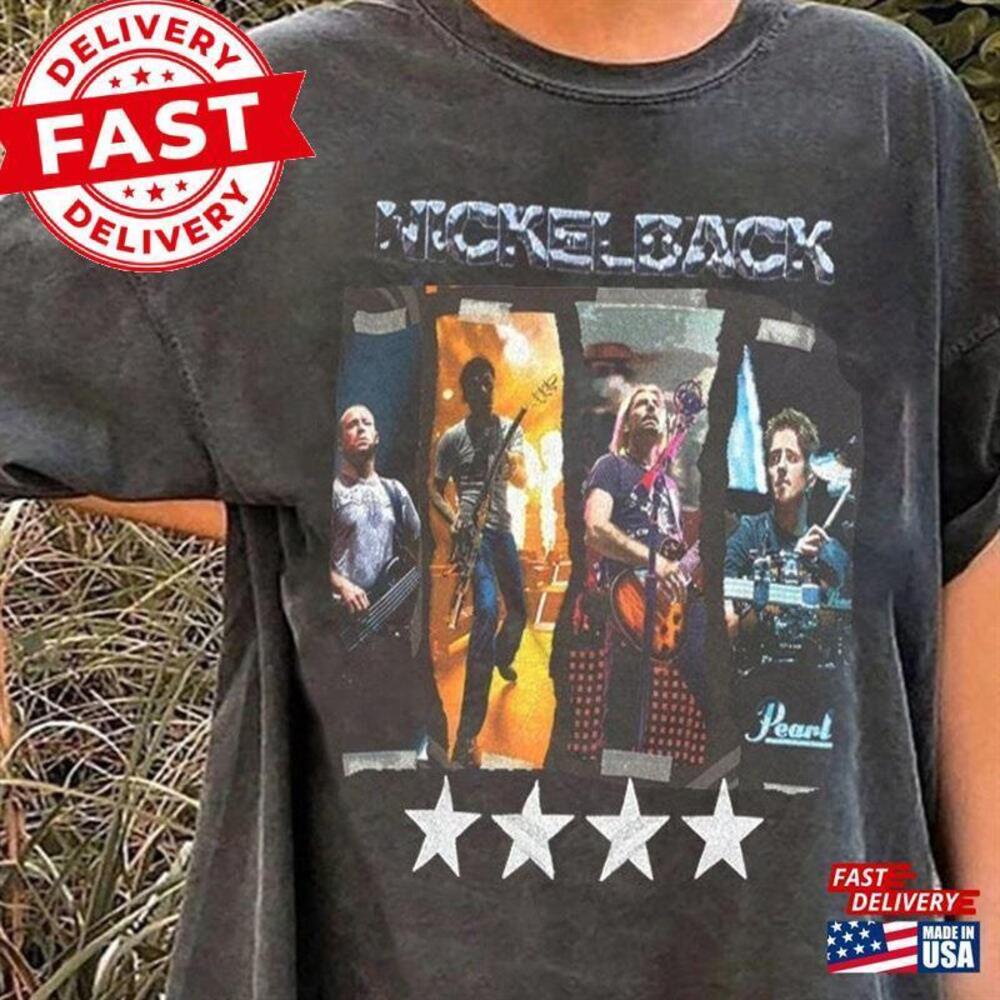 Retro Y2K Nickel Back Tour T-Shirt Nickle Backs Nick Lebacks Shirt
